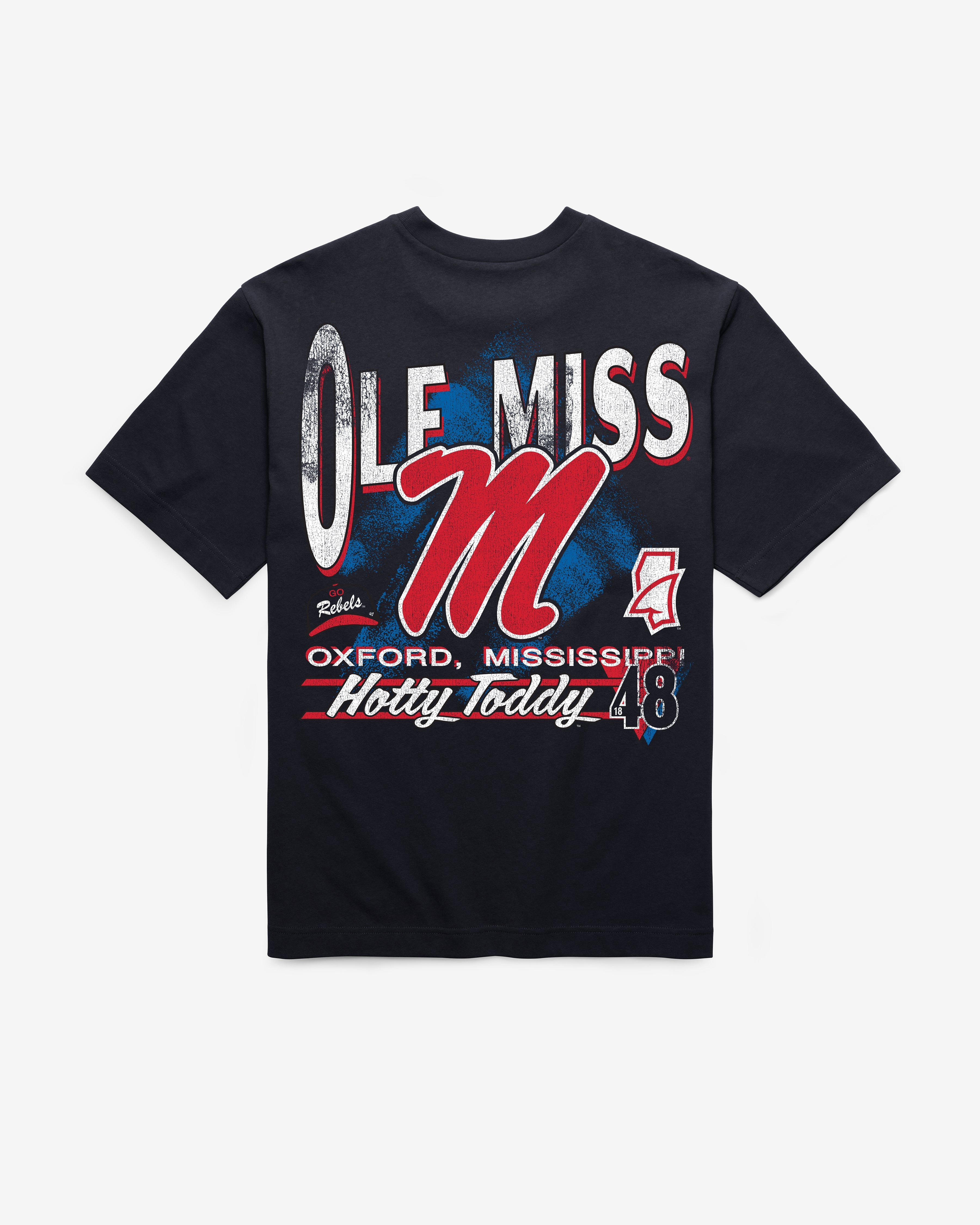 MISSISSIPPI REBELS UNDER BAR '47 FOUNDATION TEE NAVY