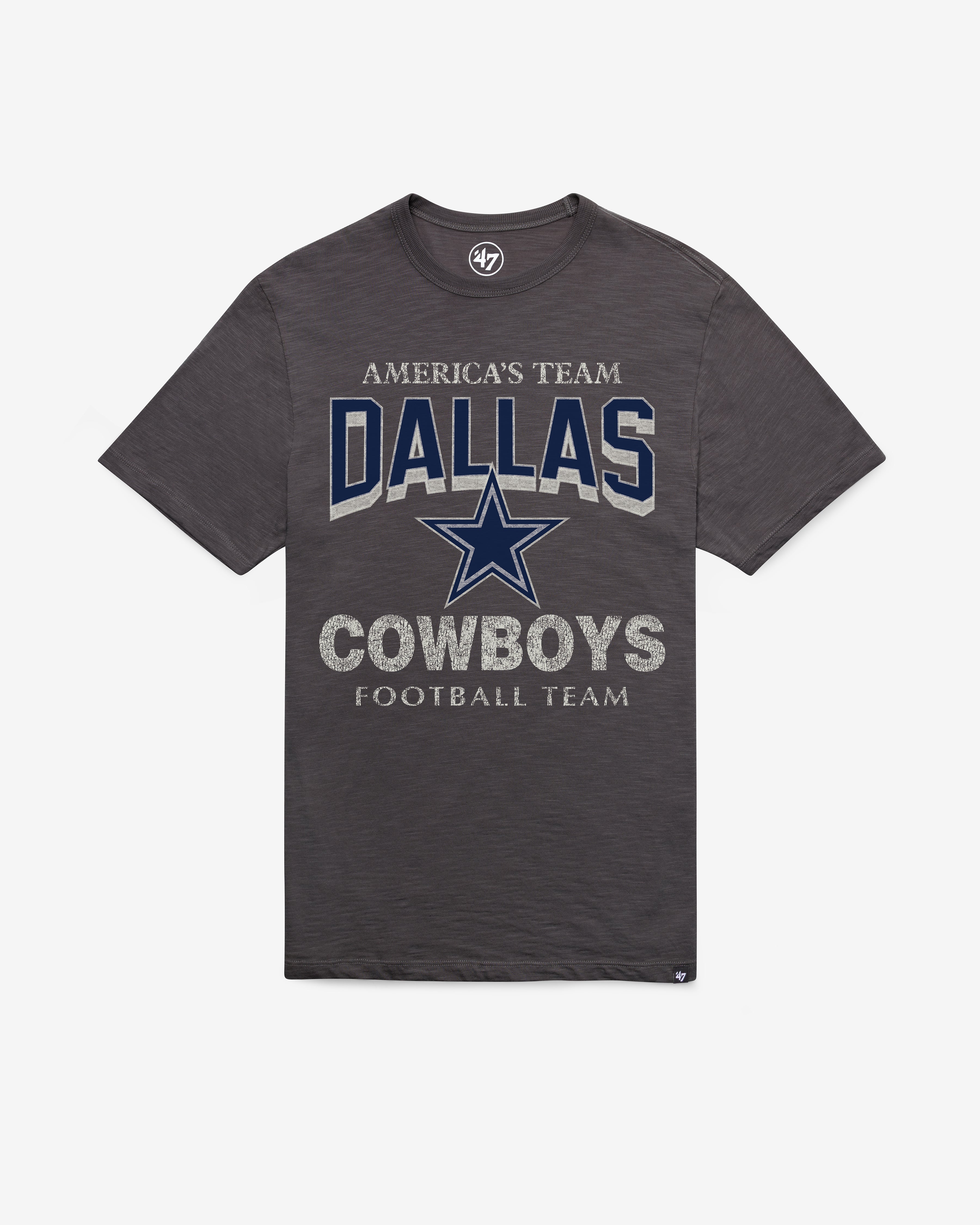 DALLAS COWBOYS HEAD ON '47 SCRUM TEE CHARCOAL