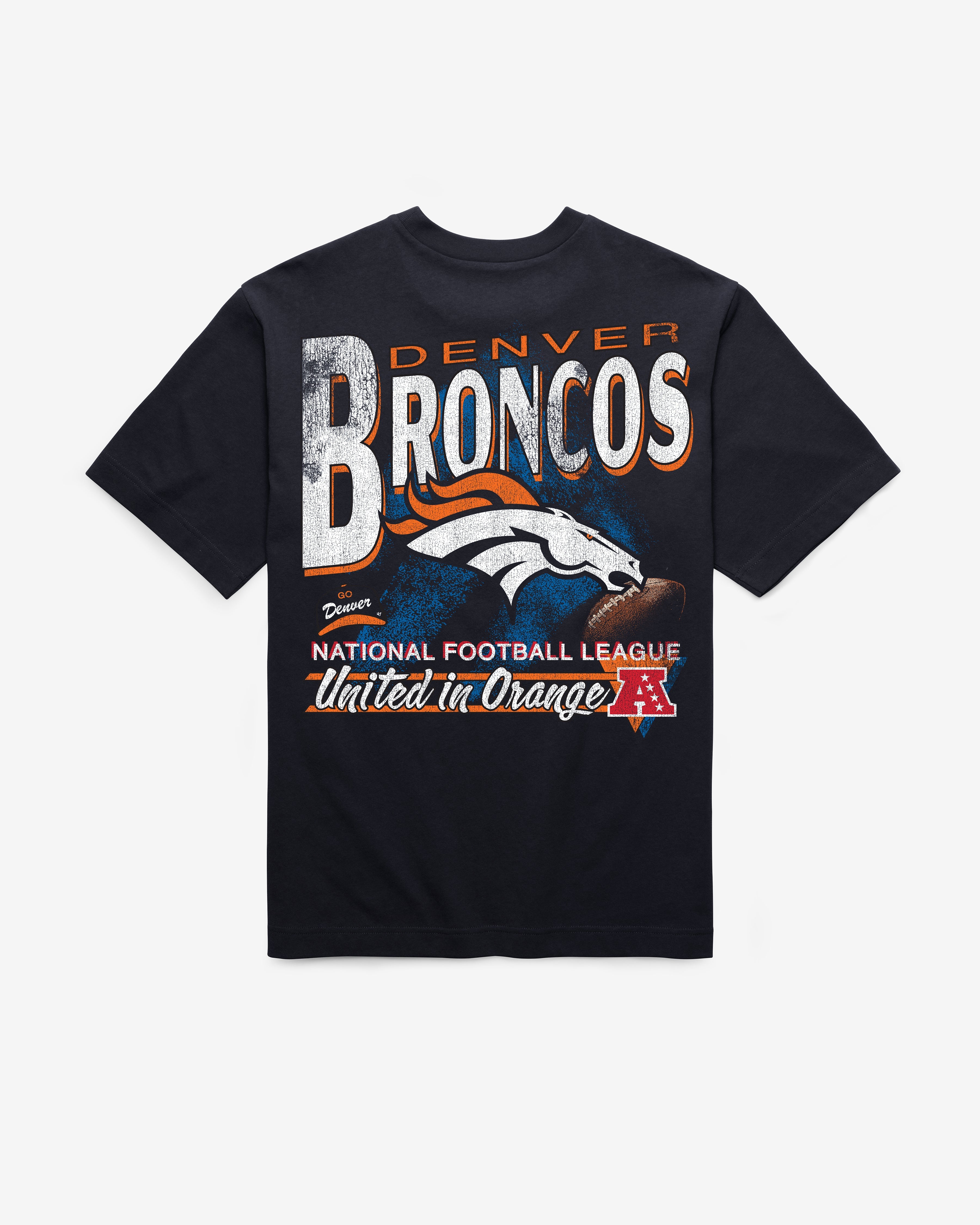 DENVER BRONCOS UNDER BAR '47 FOUNDATION TEE NAVY