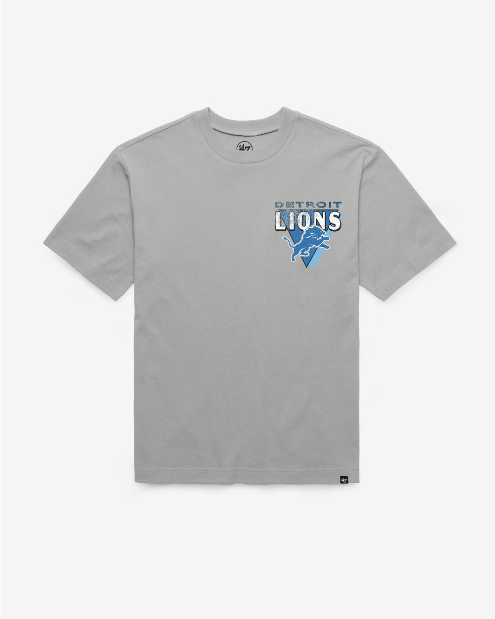 DETROIT LIONS UNDER BAR '47 FOUNDATION TEE WOLF GREY