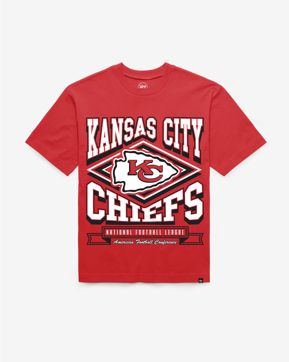 KANSAS CITY CHIEFS HEATER '47 FOUNDATION TEE RED