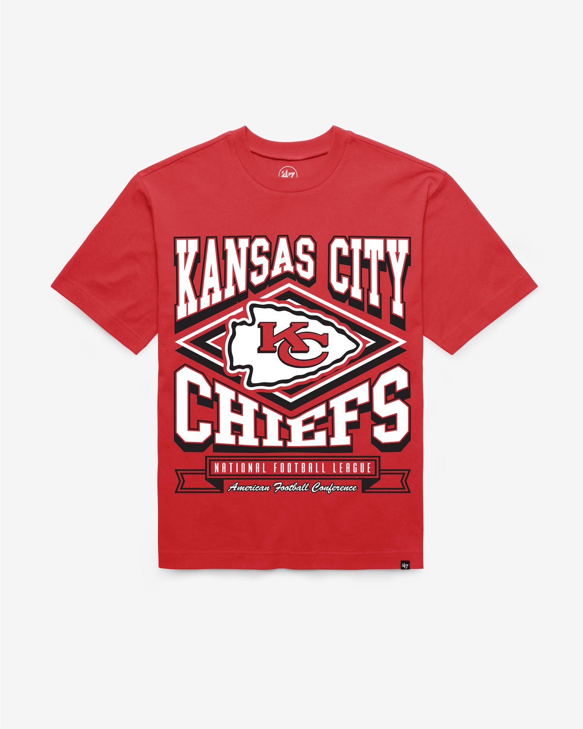 KANSAS CITY CHIEFS HEATER '47 FOUNDATION TEE RED
