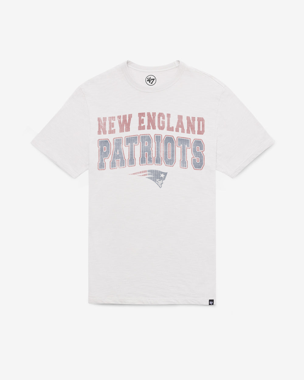 NEW ENGLAND PATRIOTS STADIUM WAVE '47 SCRUM TEE WHITE WASH
