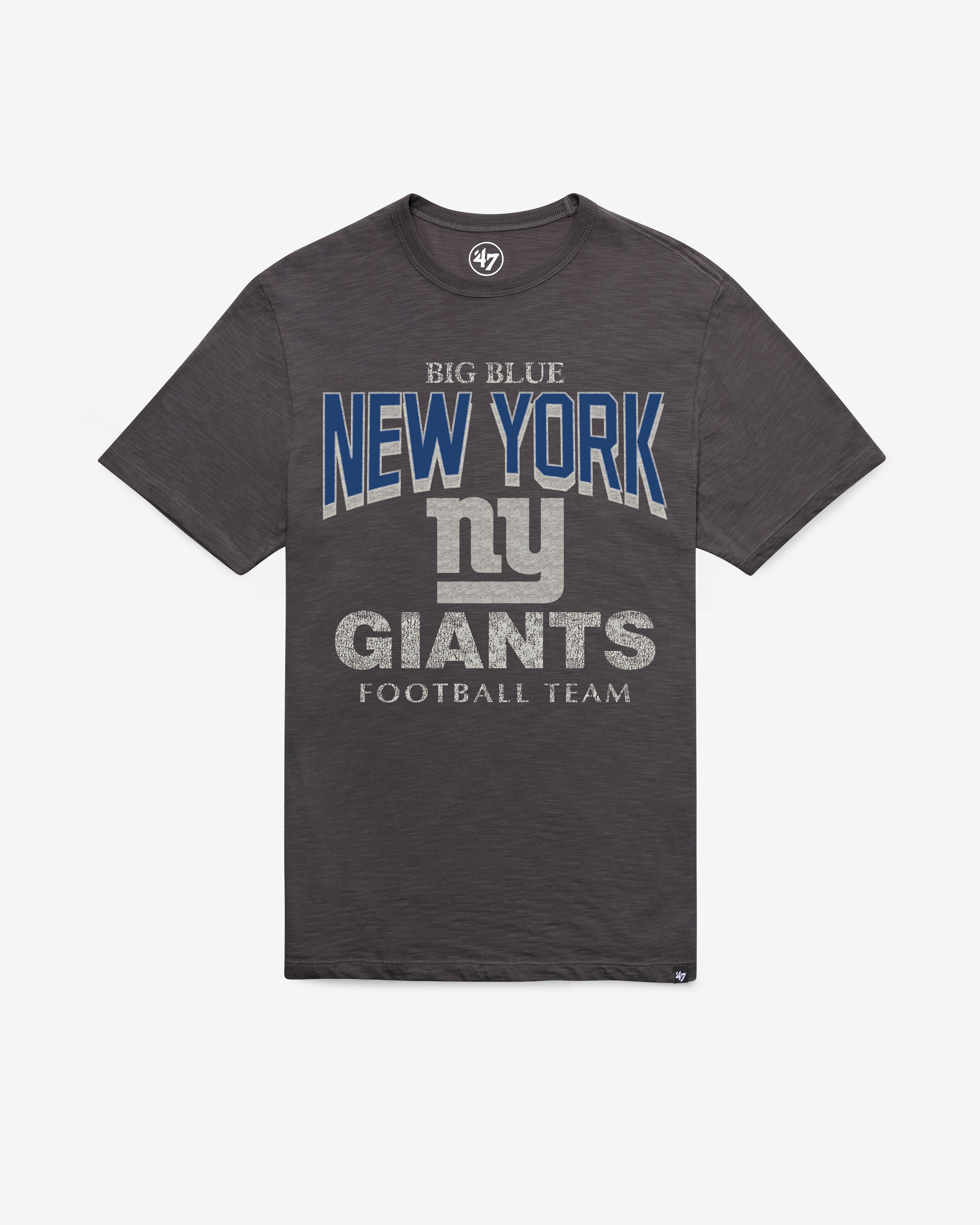 NEW YORK GIANTS HEAD ON '47 SCRUM TEE CHARCOAL