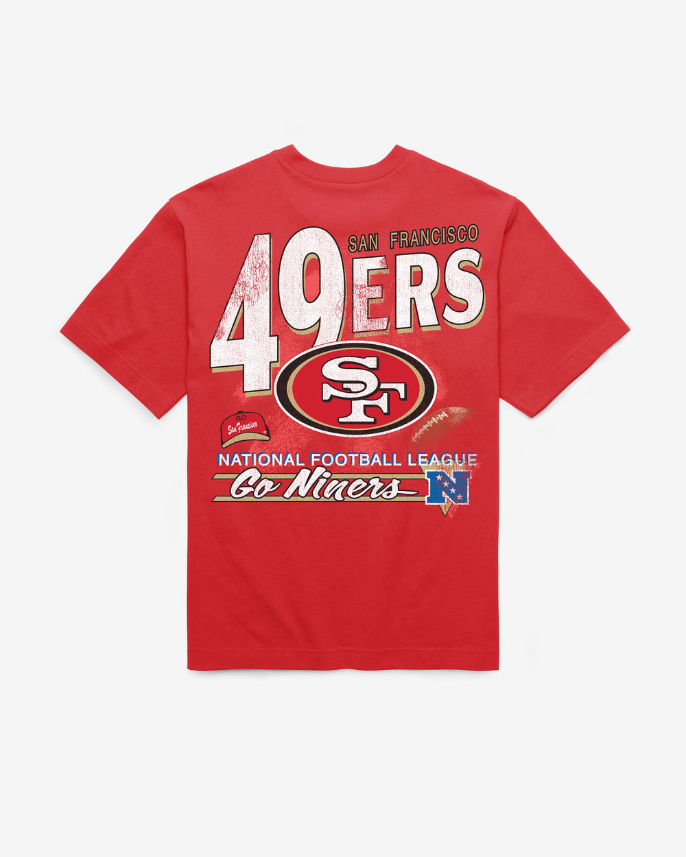 SAN FRANCISCO 49ERS UNDER BAR '47 FOUNDATION TEE RED