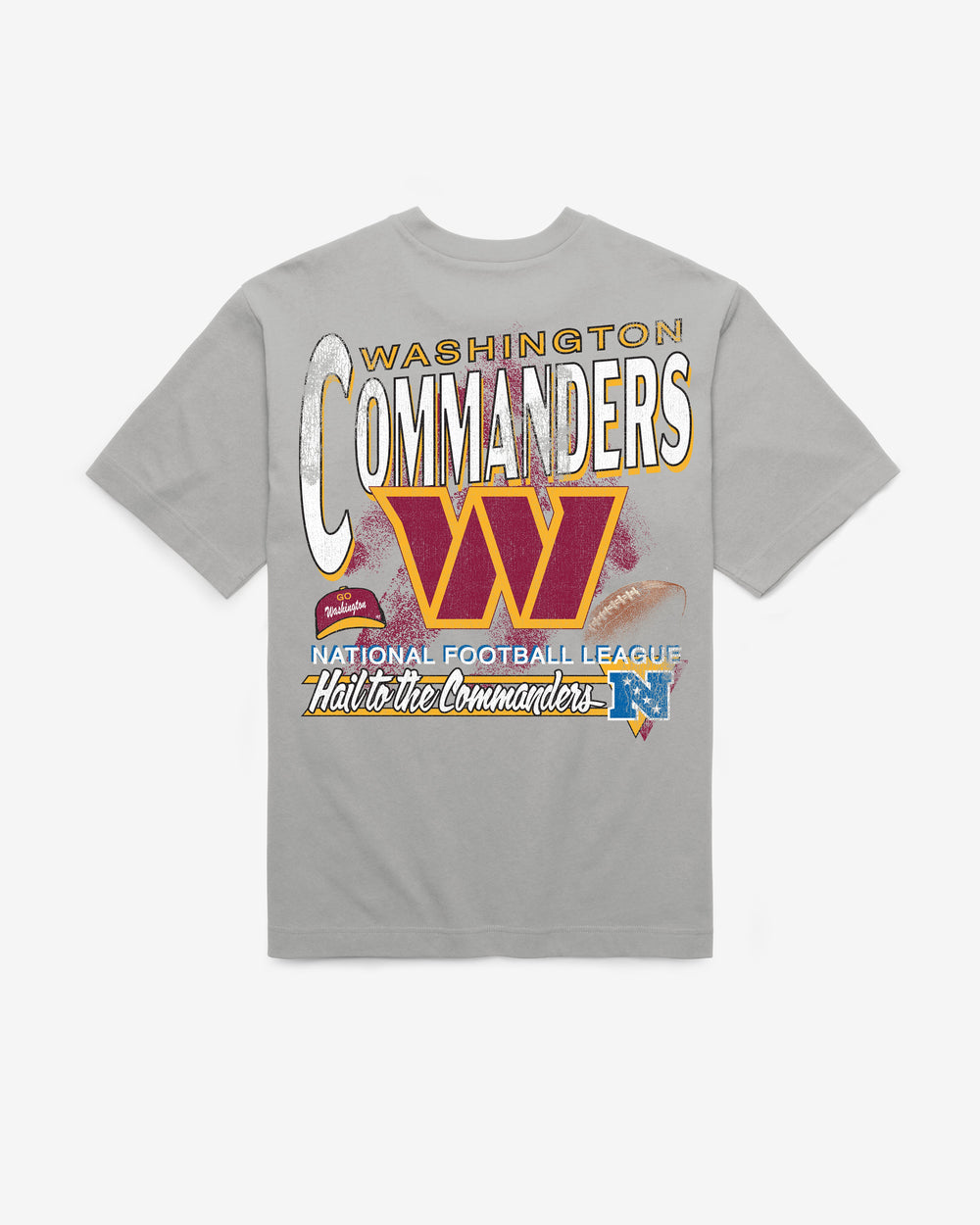 WASHINGTON COMMANDERS UNDER BAR '47 FOUNDATION TEE WOLF GREY