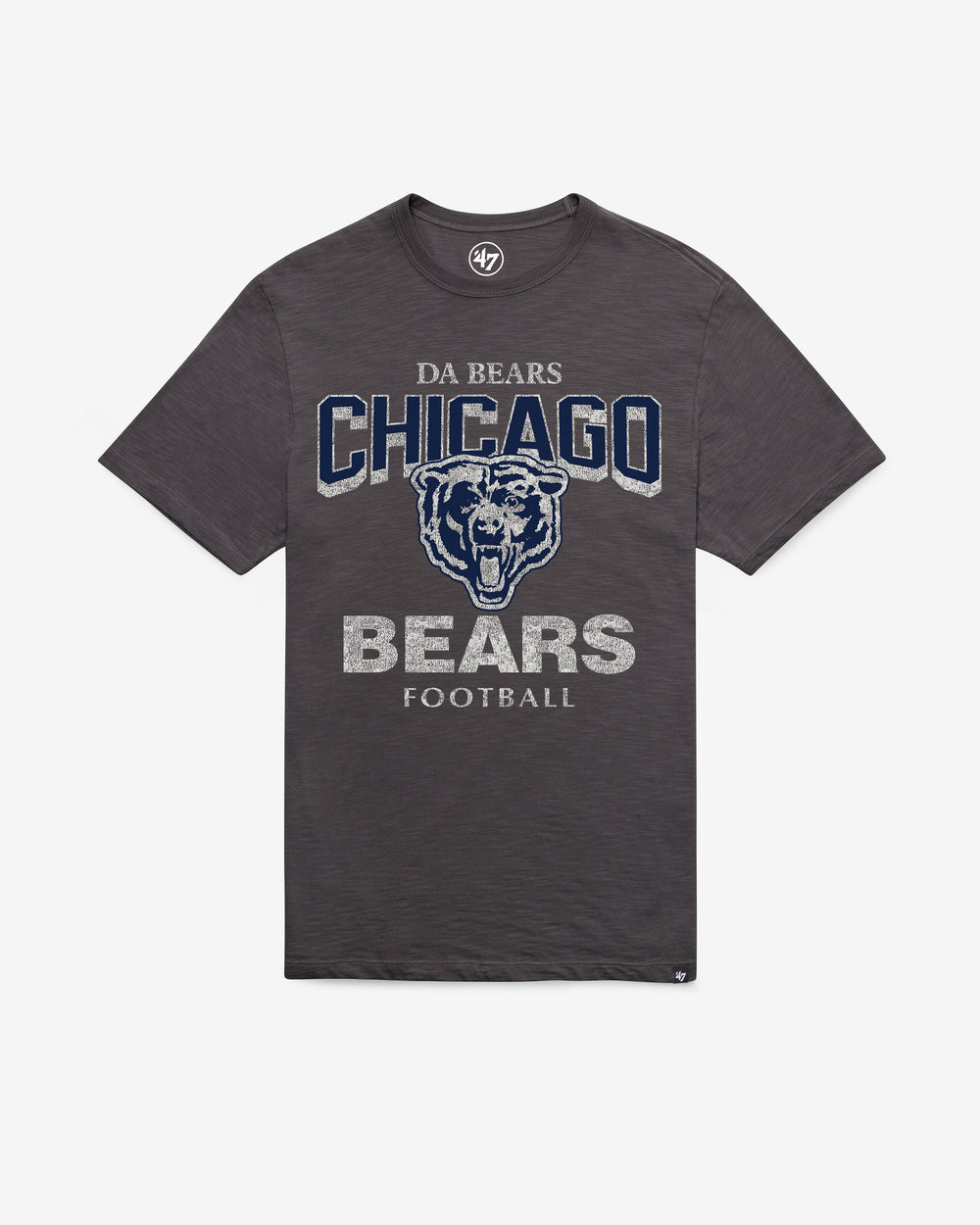 CHICAGO BEARS HISTORIC HEAD ON '47 SCRUM TEE CHARCOAL