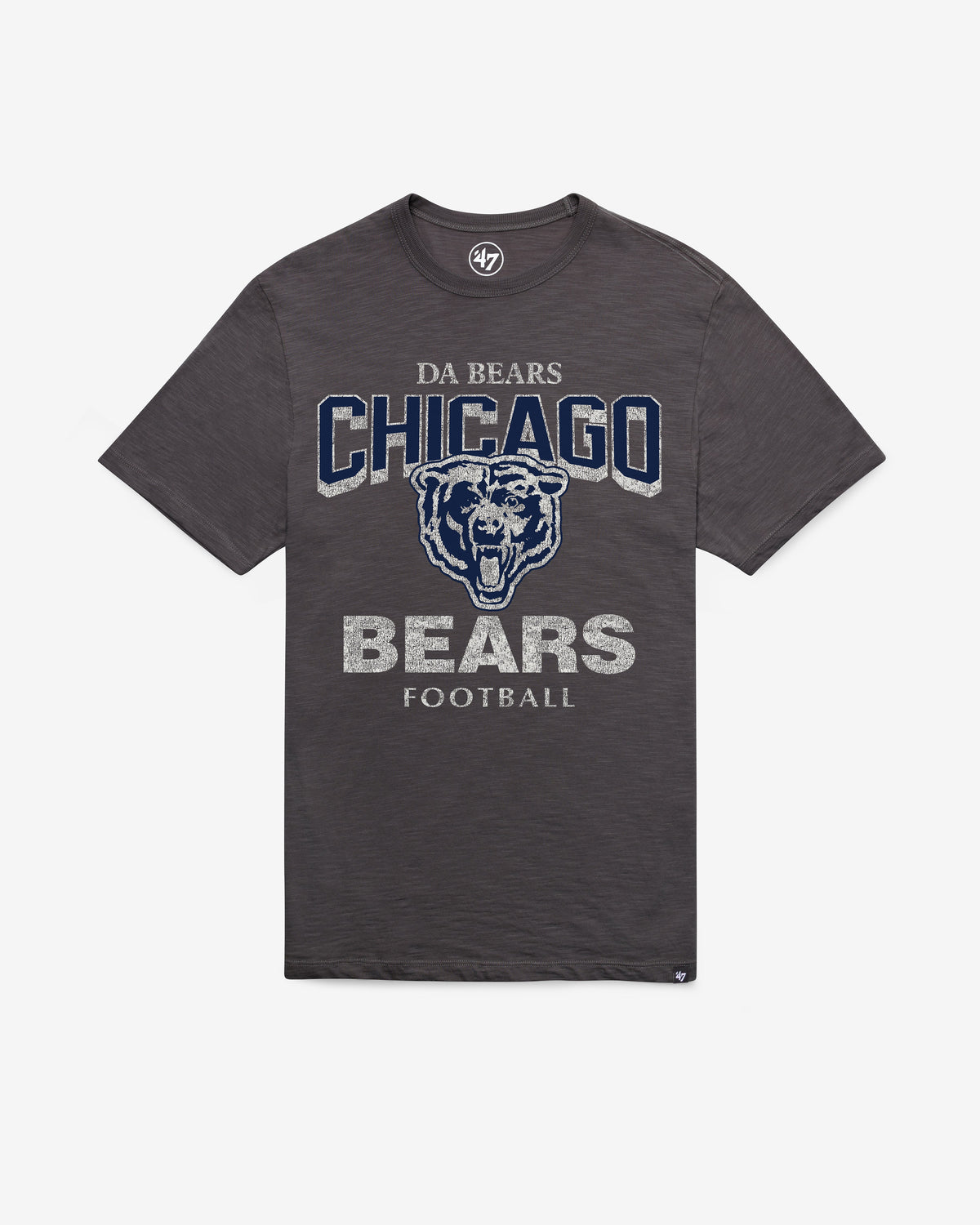 CHICAGO BEARS HISTORIC HEAD ON '47 SCRUM TEE CHARCOAL