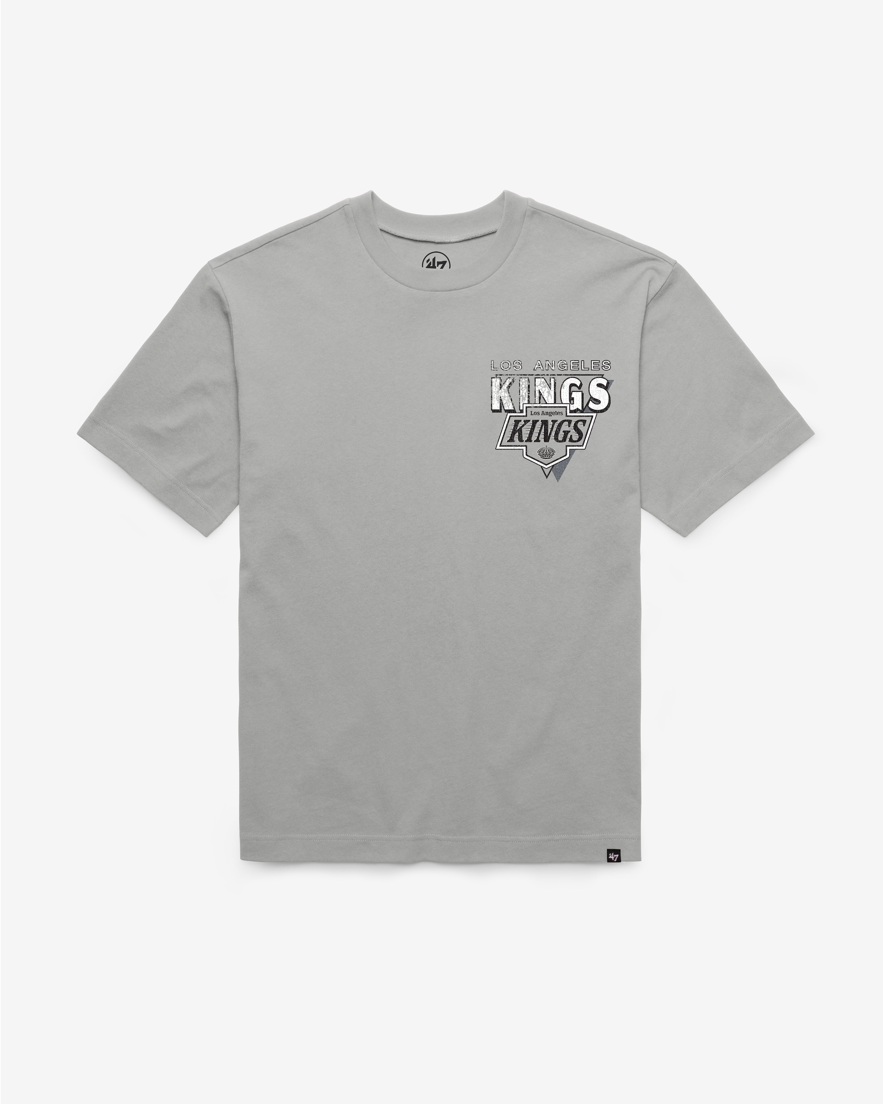 LOS ANGELES KINGS UNDER BAR '47 FOUNDATION TEE WOLF GREY