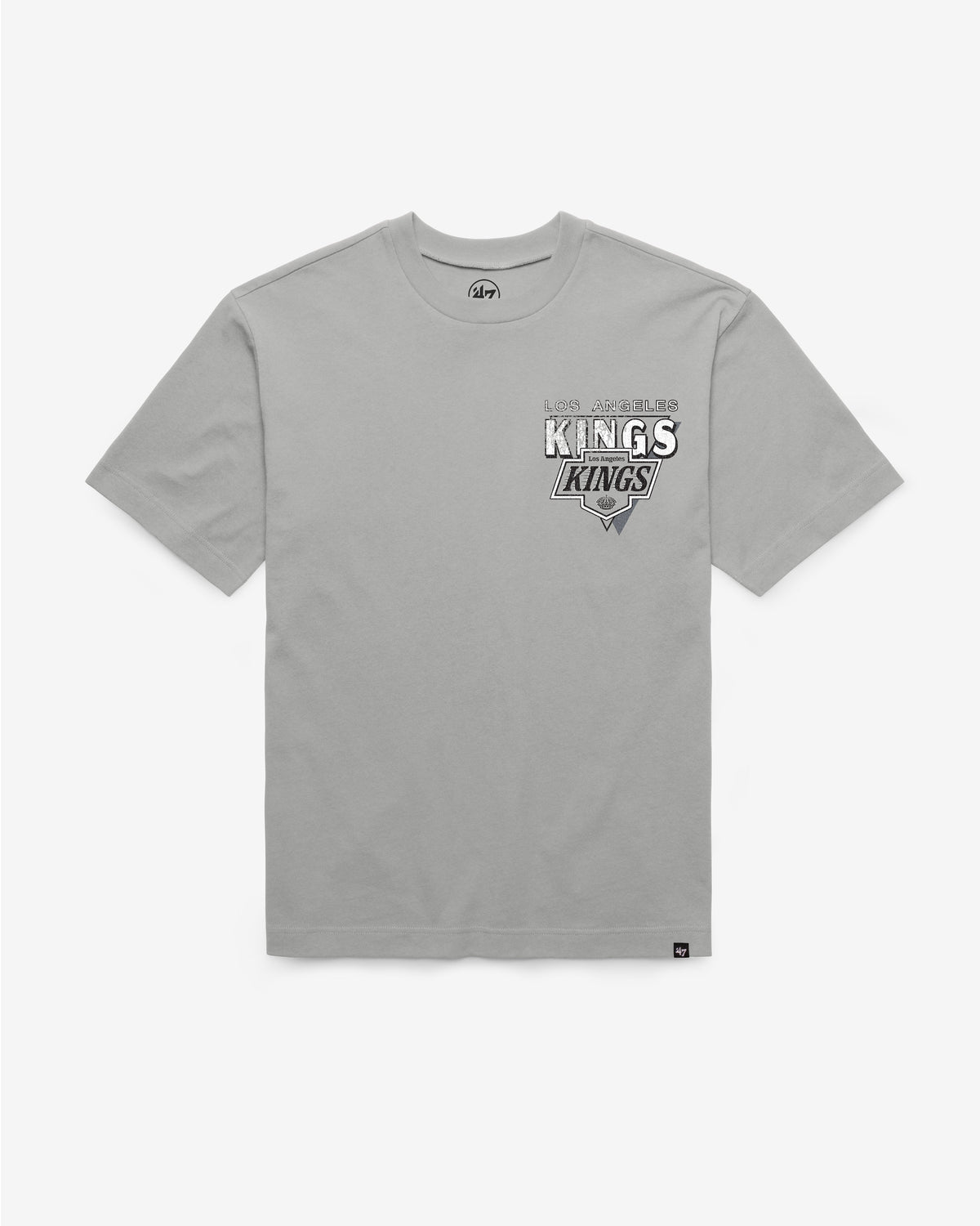 LOS ANGELES KINGS UNDER BAR '47 FOUNDATION TEE WOLF GREY