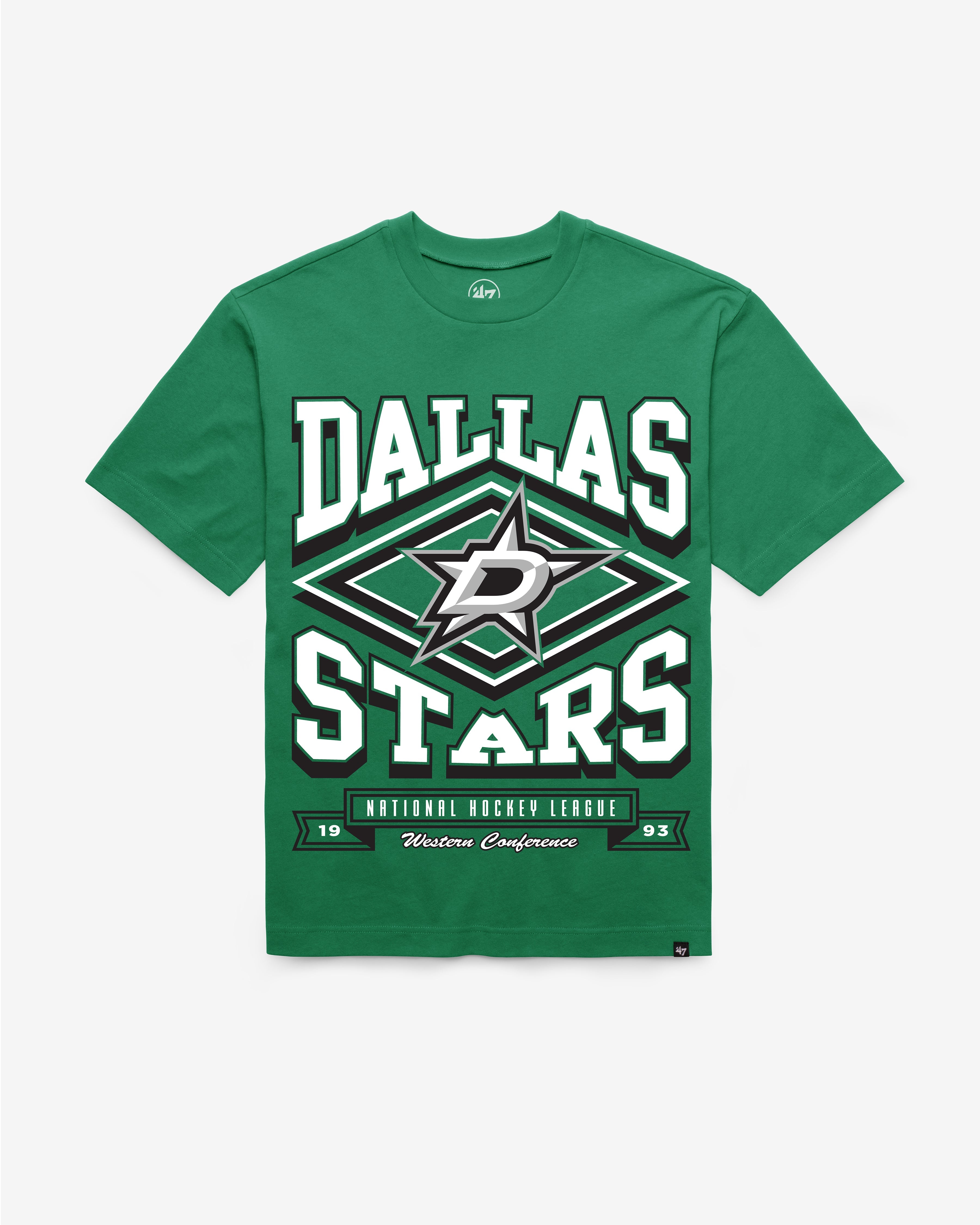 DALLAS STARS HEATER '47 FOUNDATION TEE KELLY