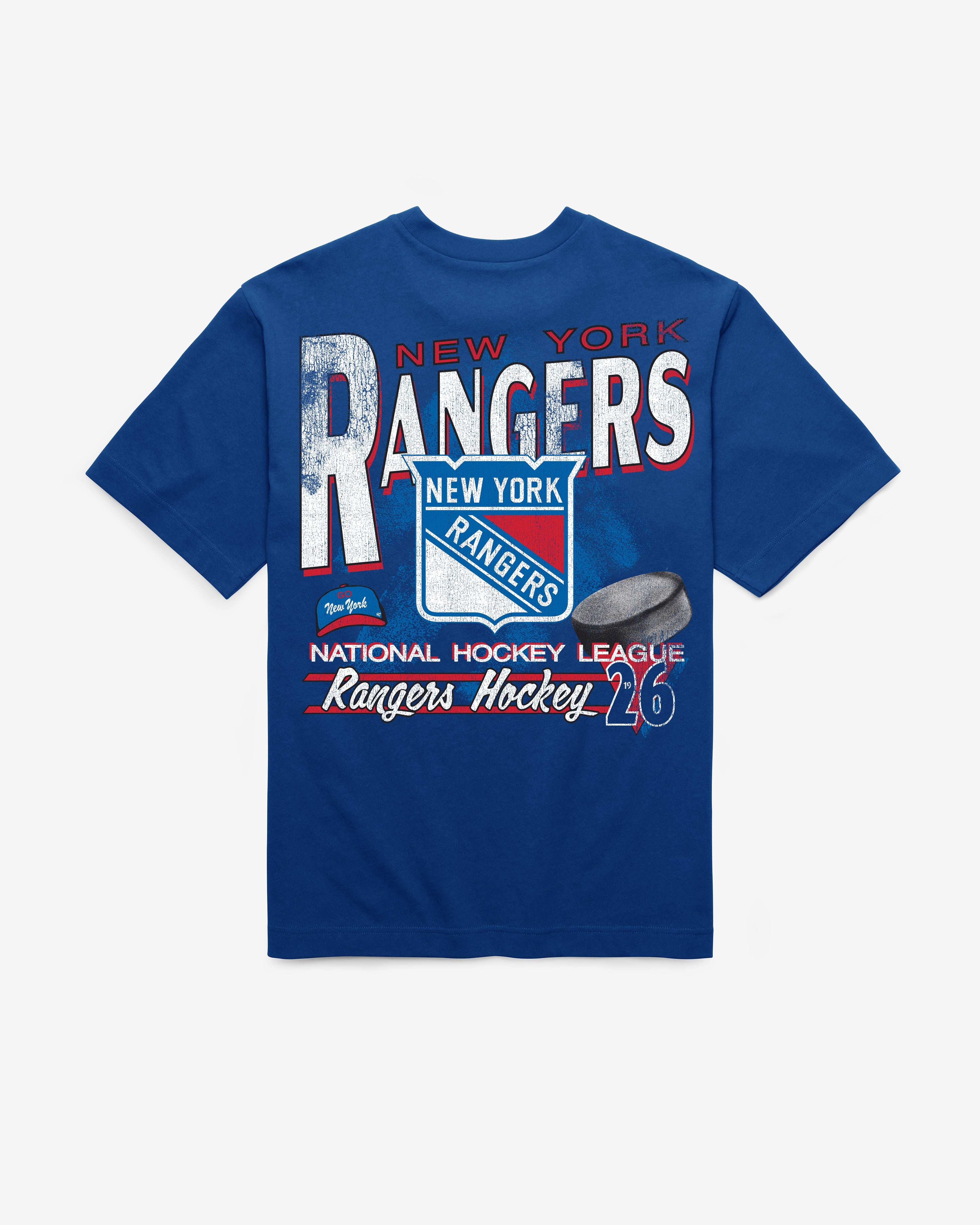 NEW YORK RANGERS UNDER BAR '47 FOUNDATION TEE ROYAL