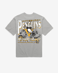 PITTSBURGH PENGUINS UNDER BAR '47 FOUNDATION TEE WOLF GREY