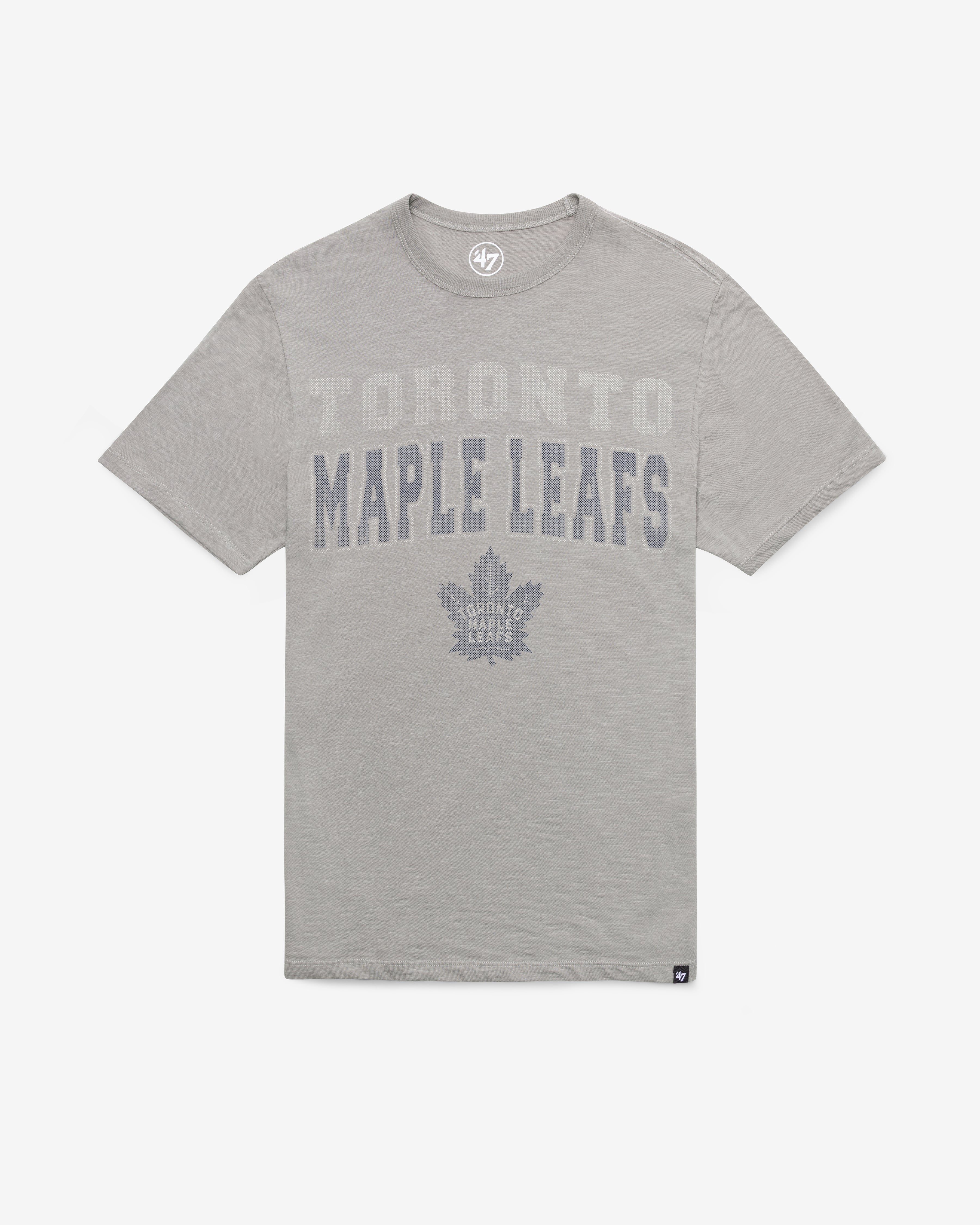TORONTO MAPLE LEAFS STADIUM WAVE '47 SCRUM TEE WOLF GREY