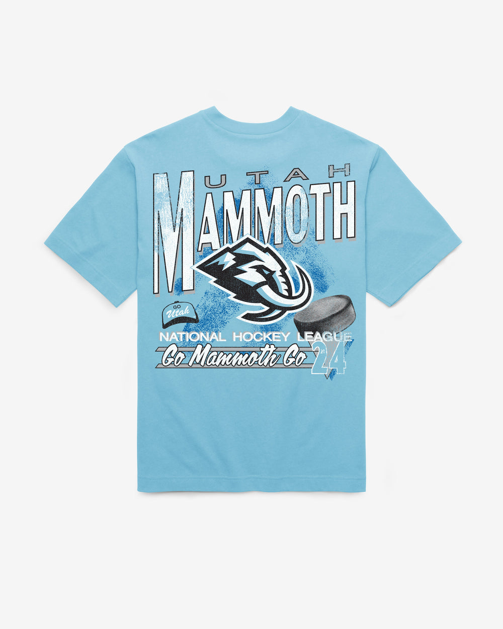 UTAH MAMMOTH UNDER BAR '47 FOUNDATION TEE POWDER BLUE