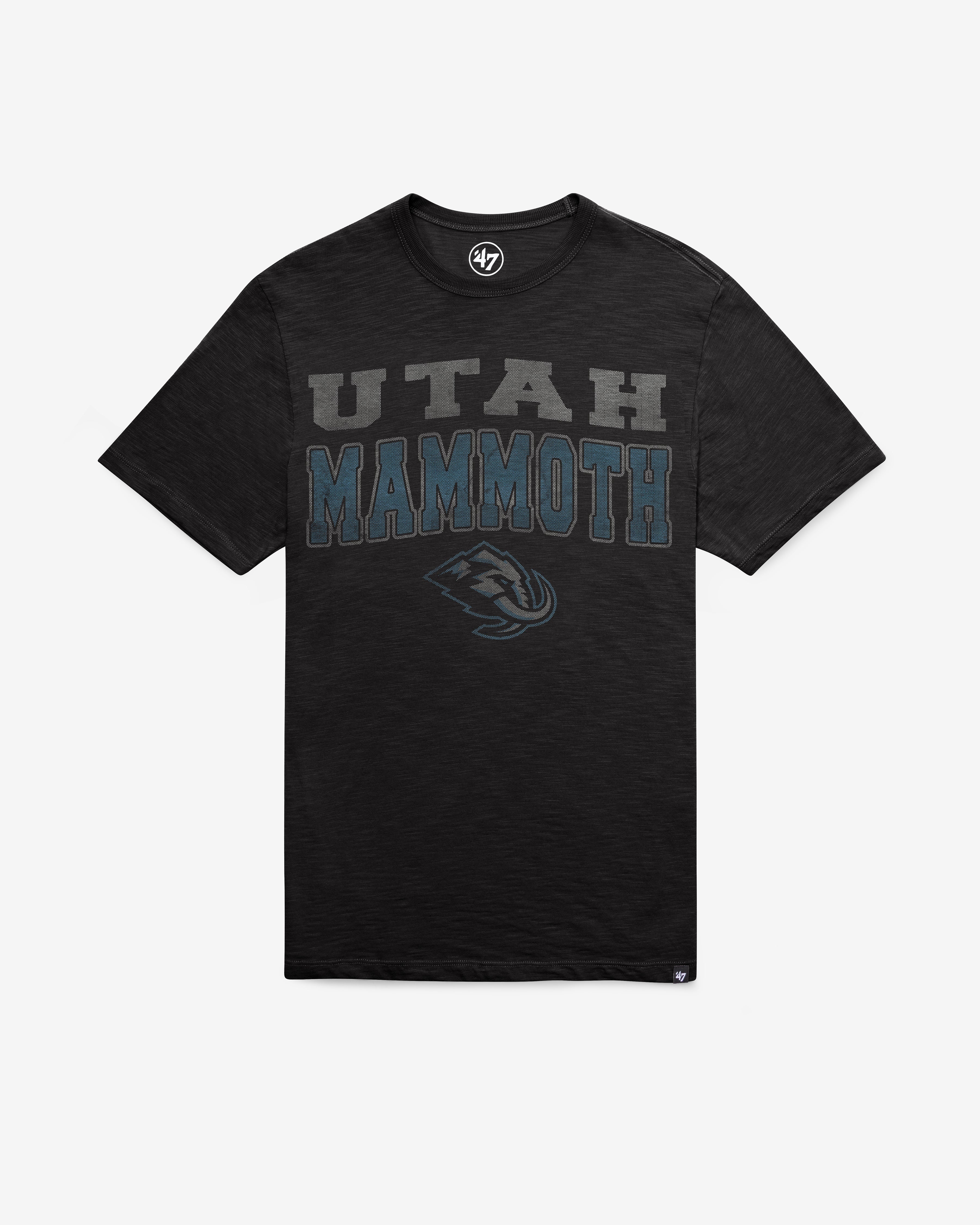 UTAH MAMMOTH STADIUM WAVE '47 SCRUM TEE JET BLACK