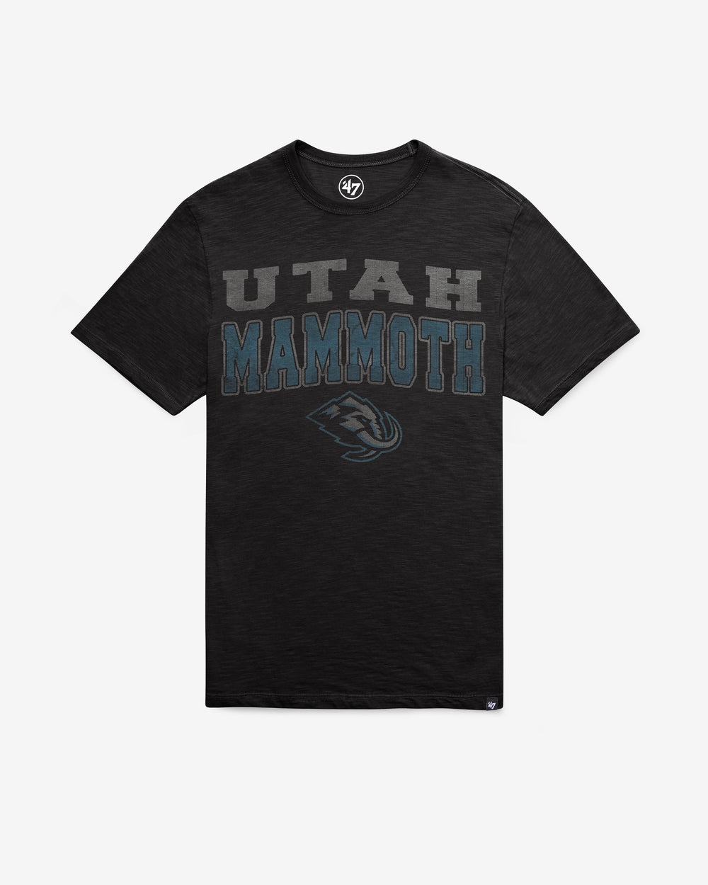 UTAH MAMMOTH STADIUM WAVE '47 SCRUM TEE JET BLACK