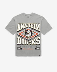 ANAHEIM DUCKS HEATER '47 FOUNDATION TEE WOLF GREY