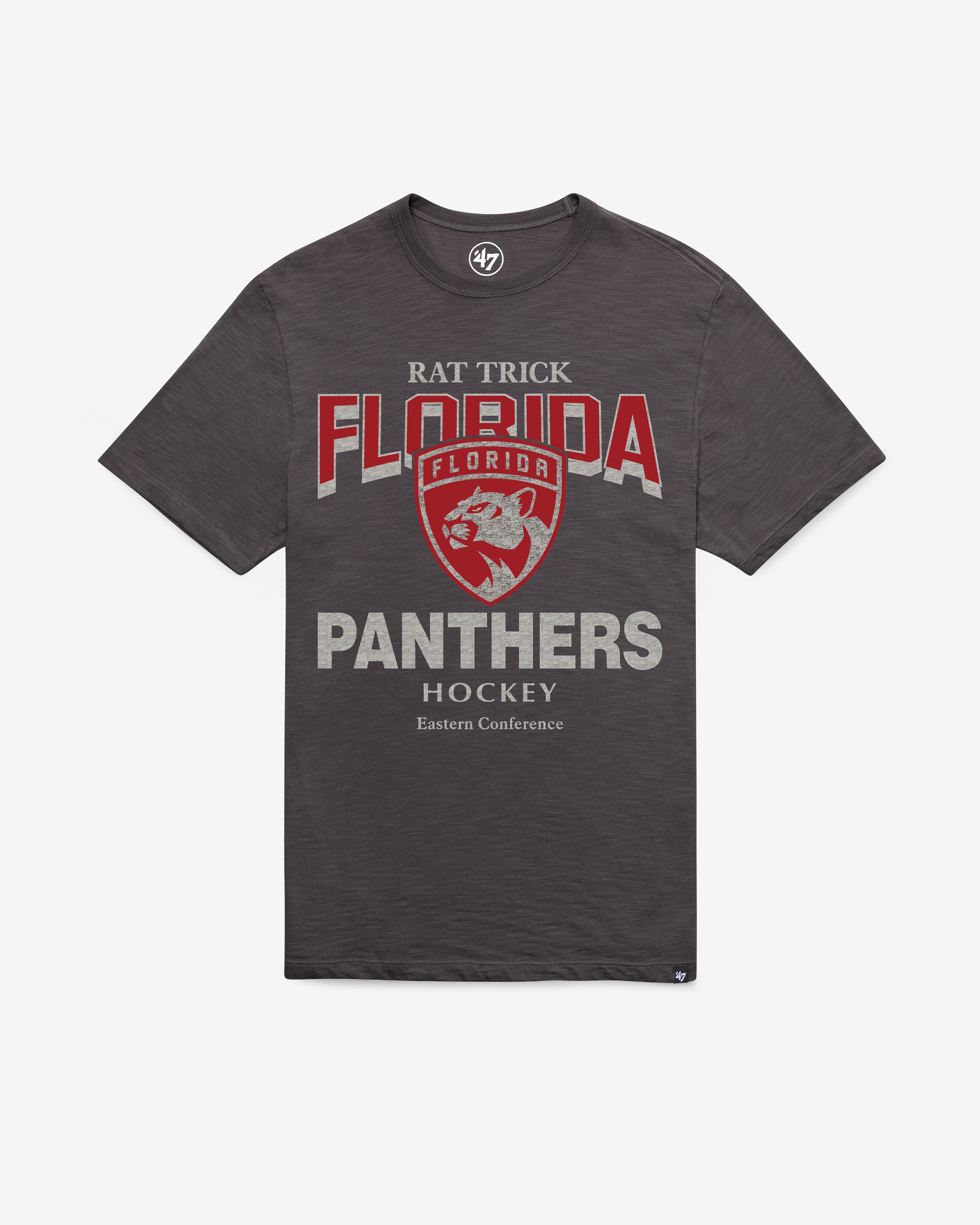 FLORIDA PANTHERS HEAD ON '47 SCRUM TEE CHARCOAL