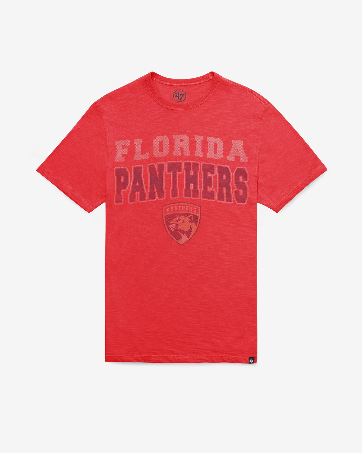 FLORIDA PANTHERS STADIUM WAVE '47 SCRUM TEE RESCUE RED