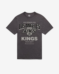 LOS ANGELES KINGS VINTAGE HEAD ON '47 SCRUM TEE CHARCOAL