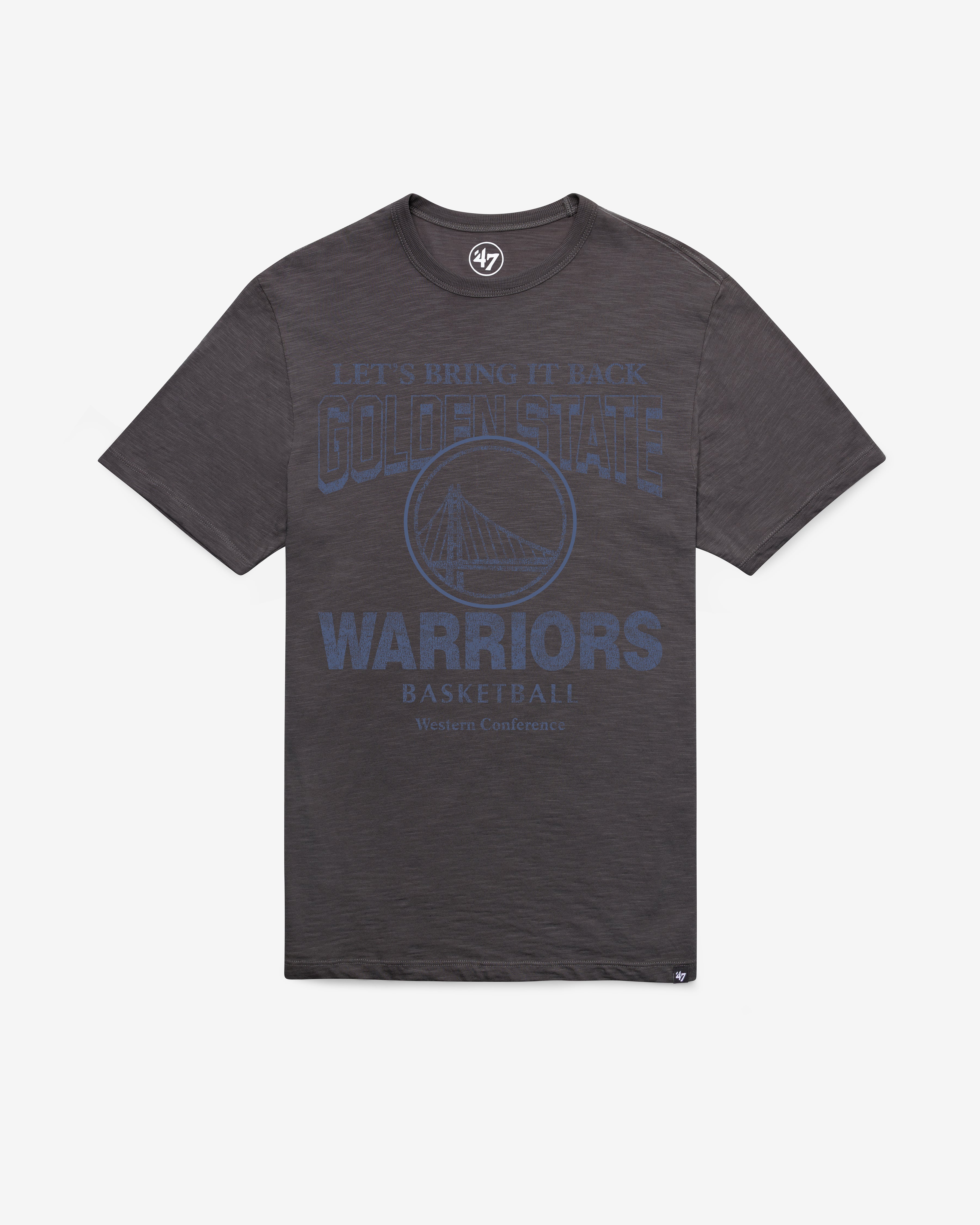 GOLDEN STATE WARRIORS HEAD ON '47 SCRUM TEE CHARCOAL