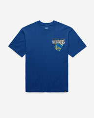 GOLDEN STATE WARRIORS UNDER BAR '47 FOUNDATION TEE ROYAL