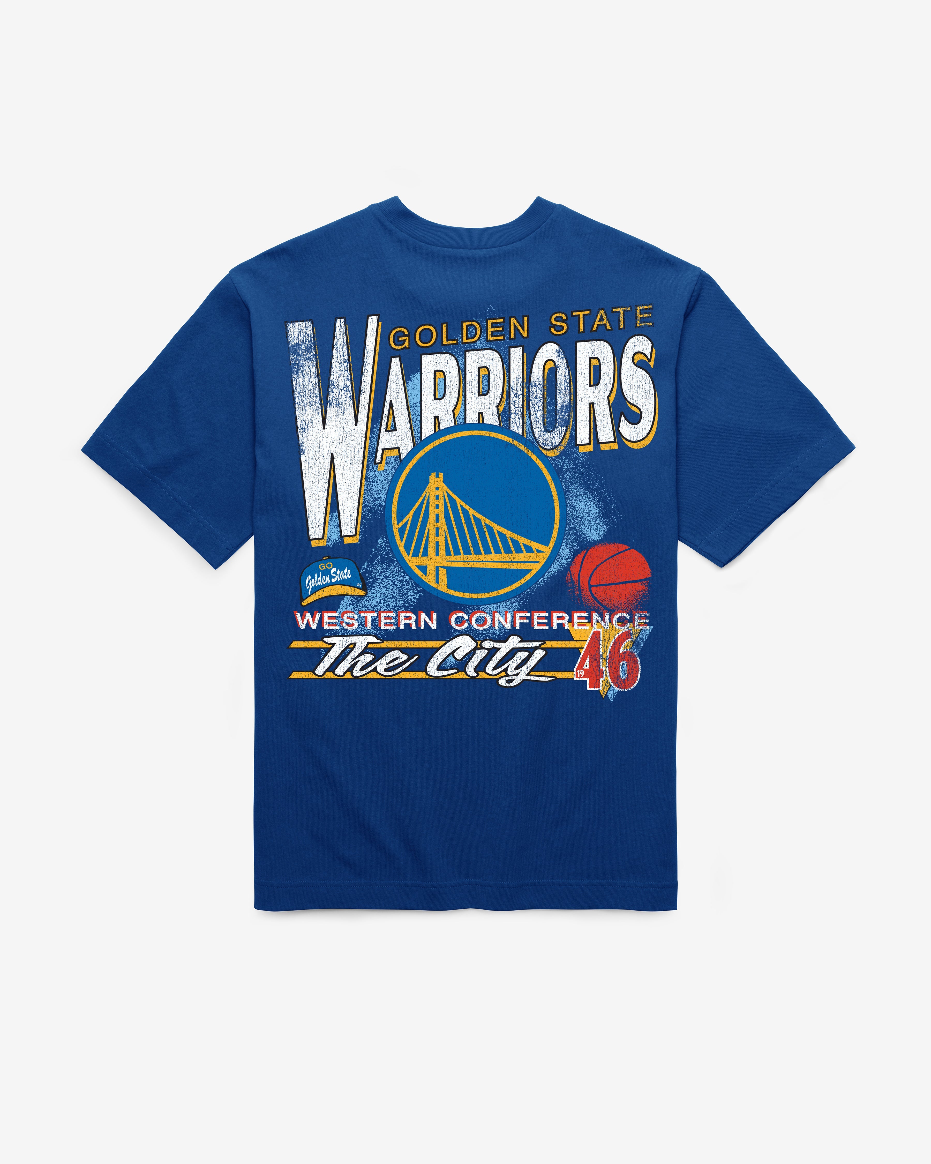 GOLDEN STATE WARRIORS UNDER BAR '47 FOUNDATION TEE ROYAL