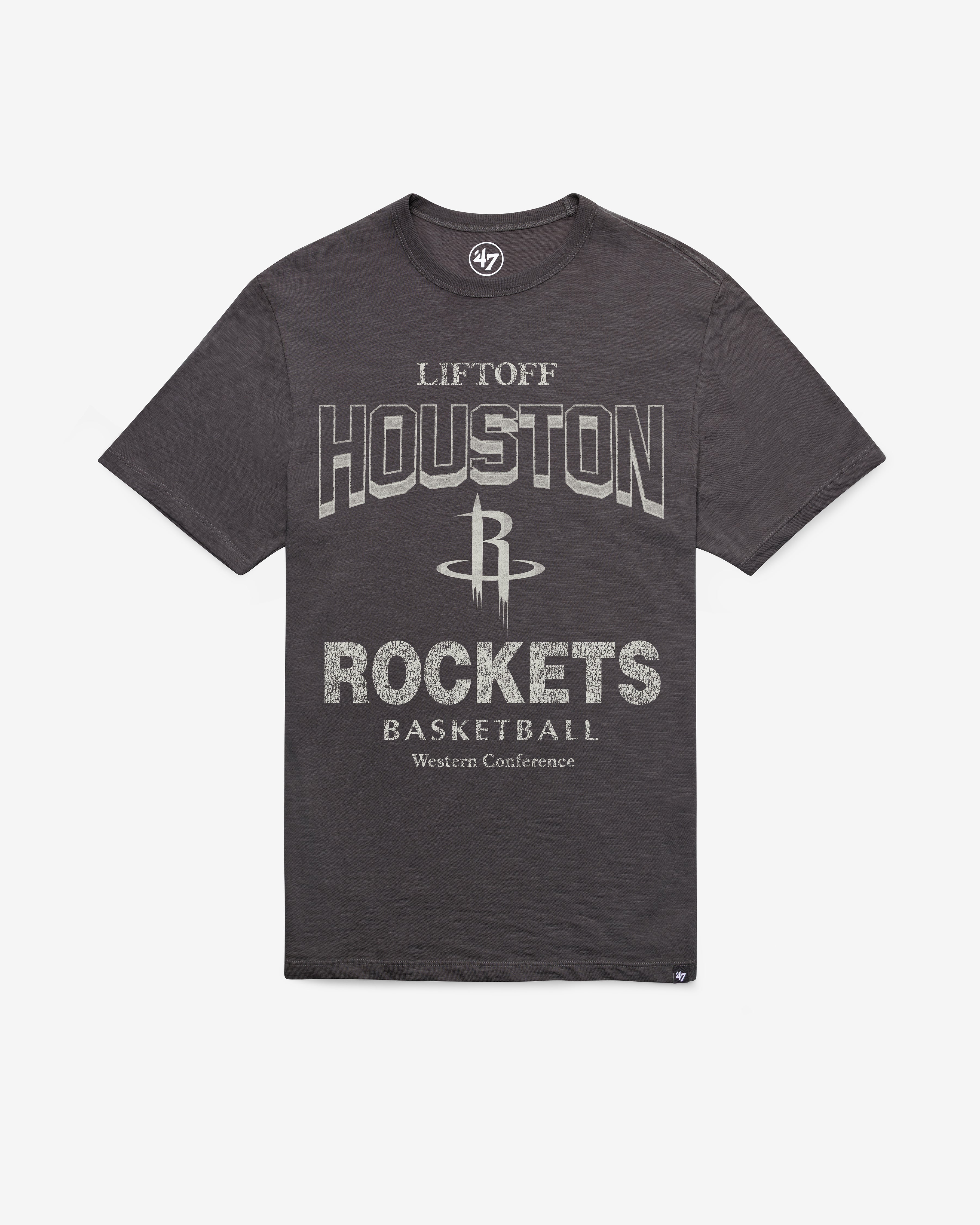 HOUSTON ROCKETS HEAD ON '47 SCRUM TEE CHARCOAL