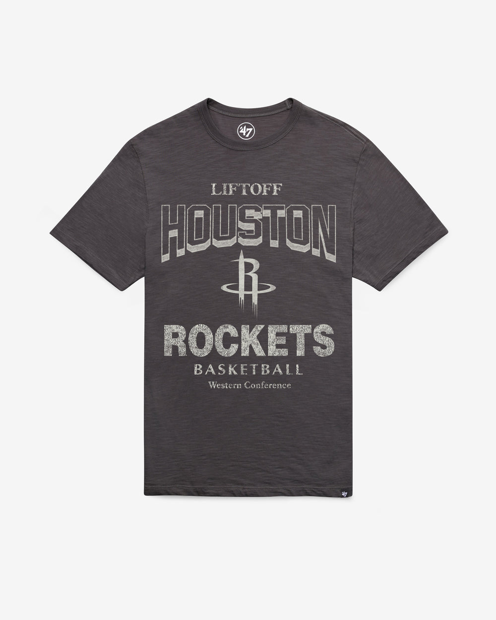 HOUSTON ROCKETS HEAD ON '47 SCRUM TEE CHARCOAL