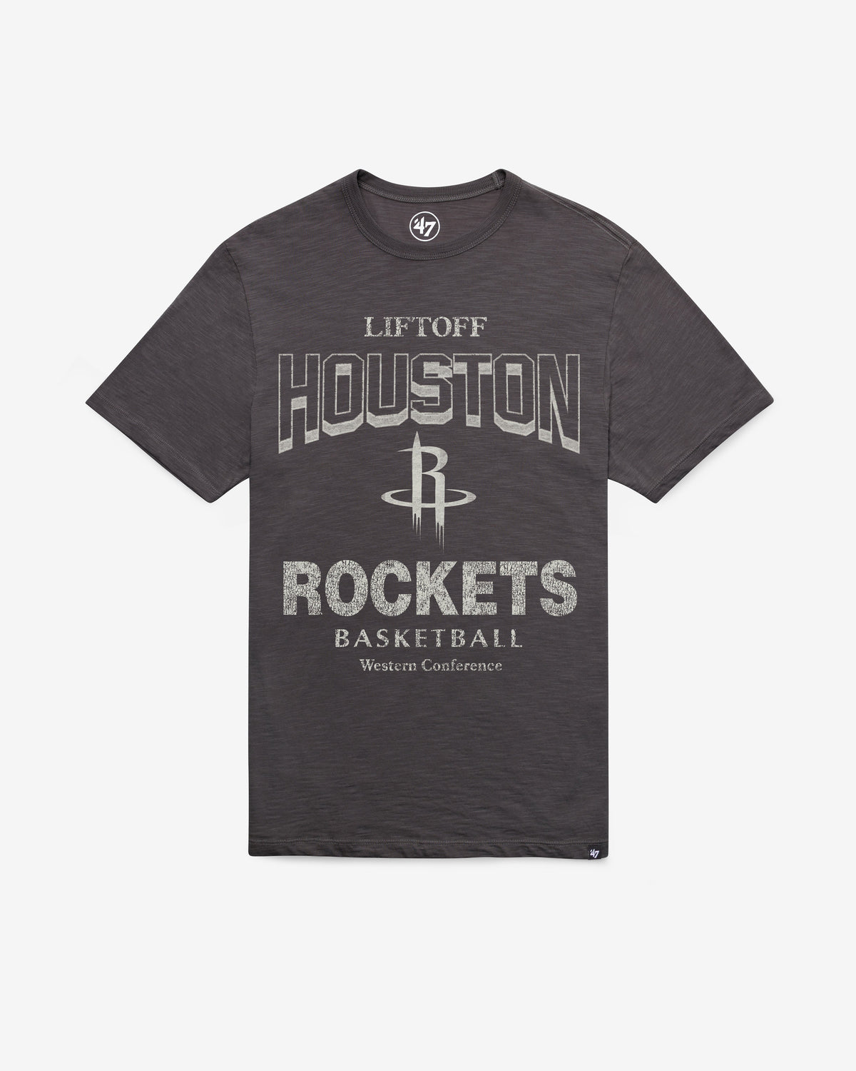 HOUSTON ROCKETS HEAD ON '47 SCRUM TEE CHARCOAL