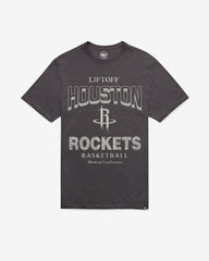 HOUSTON ROCKETS HEAD ON '47 SCRUM TEE CHARCOAL