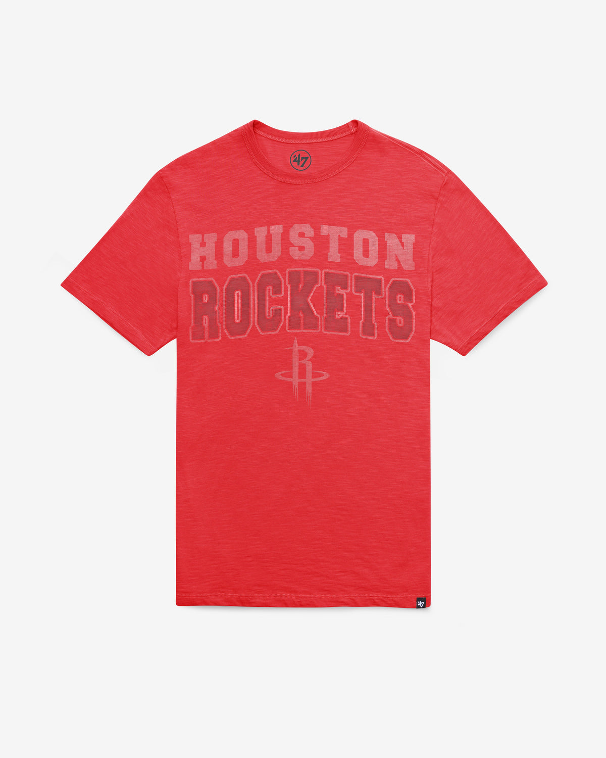 HOUSTON ROCKETS STADIUM WAVE '47 SCRUM TEE RESCUE RED