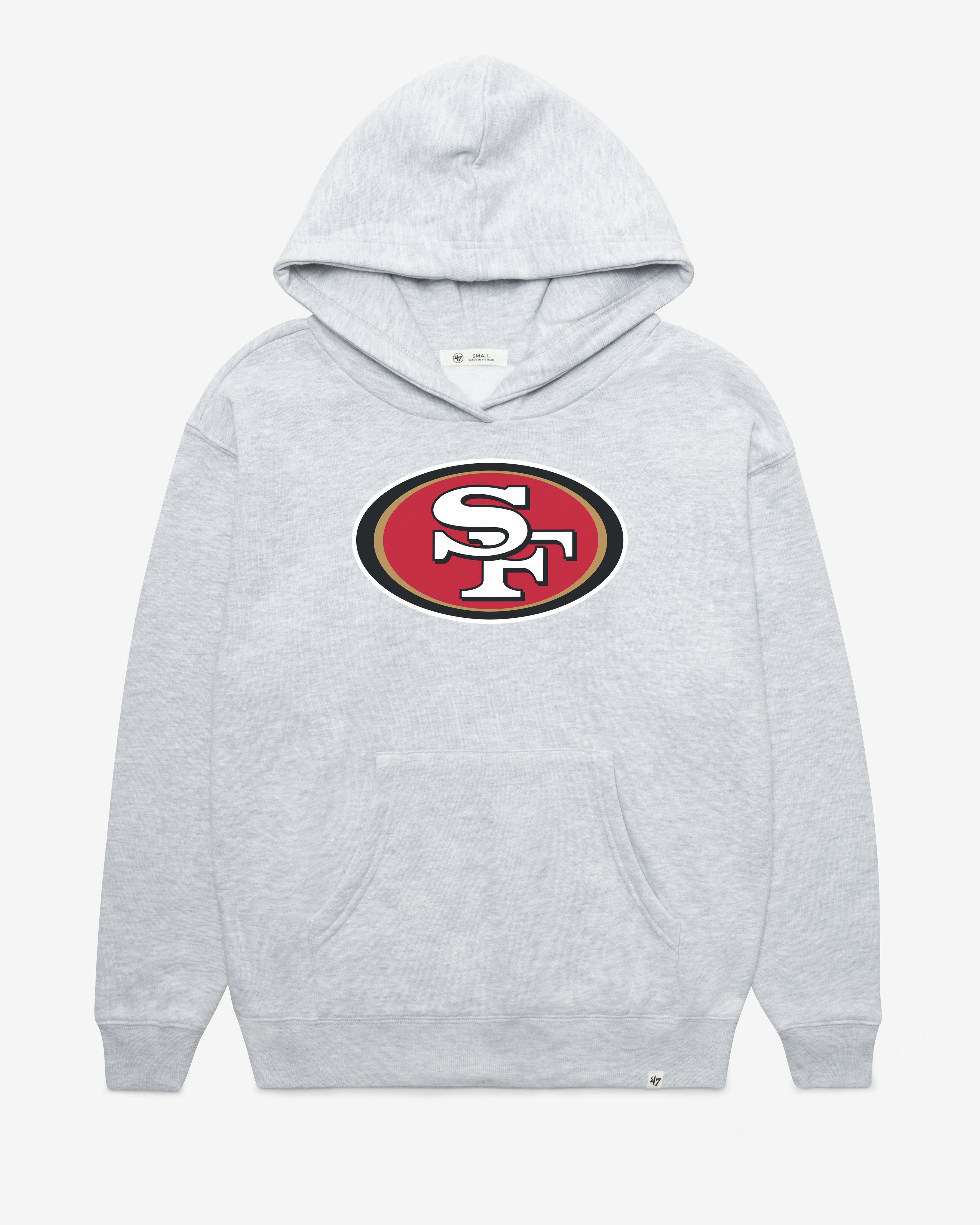 SAN FRANCISCO 49ERS IMPRINT DOMESTIC '47 NAOMI HOOD WOMEN RELAY GREY