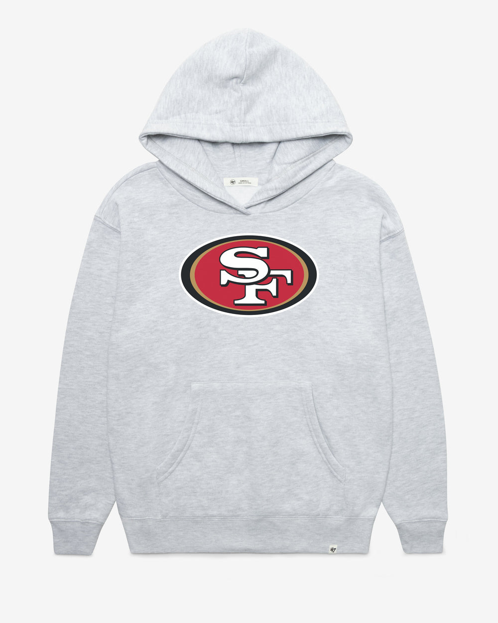 SAN FRANCISCO 49ERS IMPRINT DOMESTIC '47 NAOMI HOOD WOMEN RELAY GREY