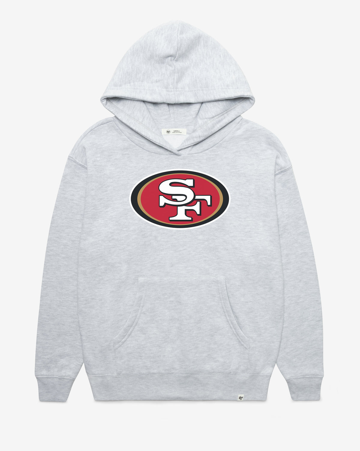 SAN FRANCISCO 49ERS IMPRINT DOMESTIC '47 NAOMI HOOD WOMEN RELAY GREY