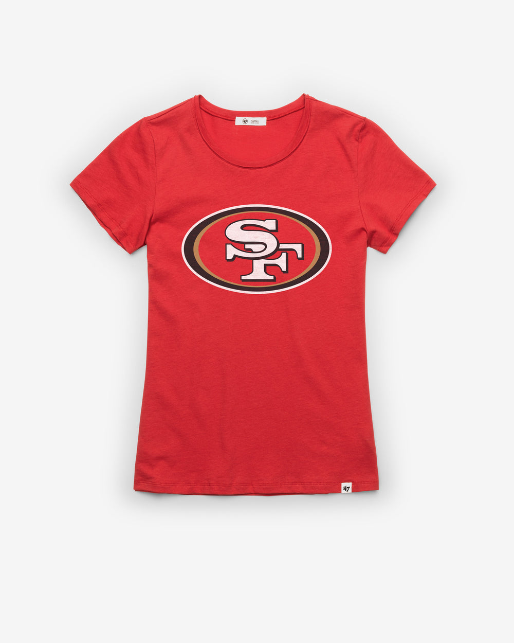 SAN FRANCISCO 49ERS PREMIER '47 FRANKIE TEE WOMEN RACER RED