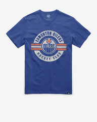 EDMONTON OILERS SURROUND '47 FRANKLIN TEE JETTY BLUE