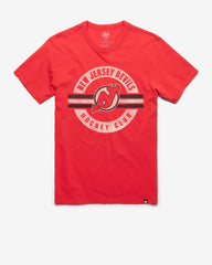 NEW JERSEY DEVILS SURROUND '47 FRANKLIN TEE RACER RED