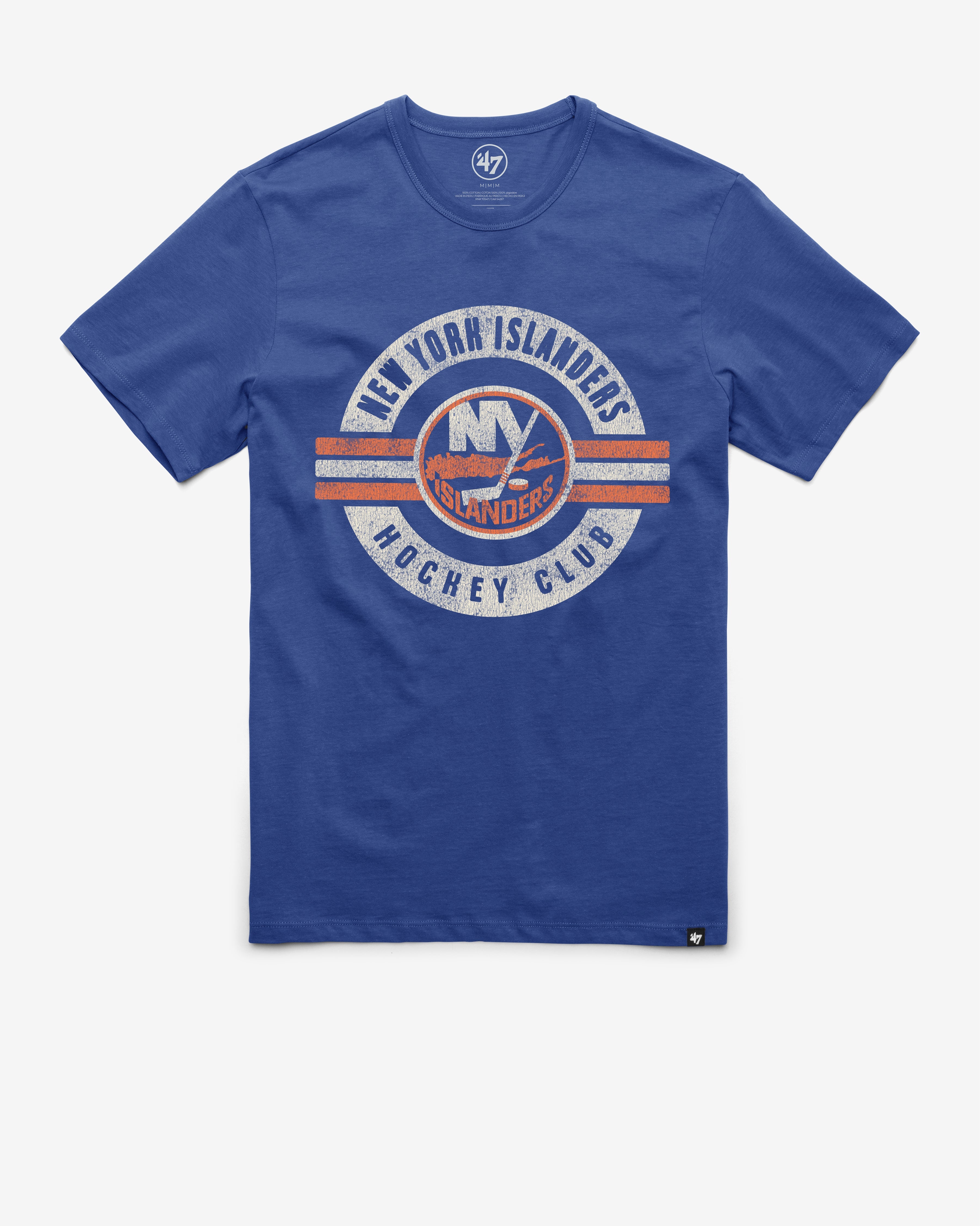NEW YORK ISLANDERS SURROUND '47 FRANKLIN TEE JETTY BLUE
