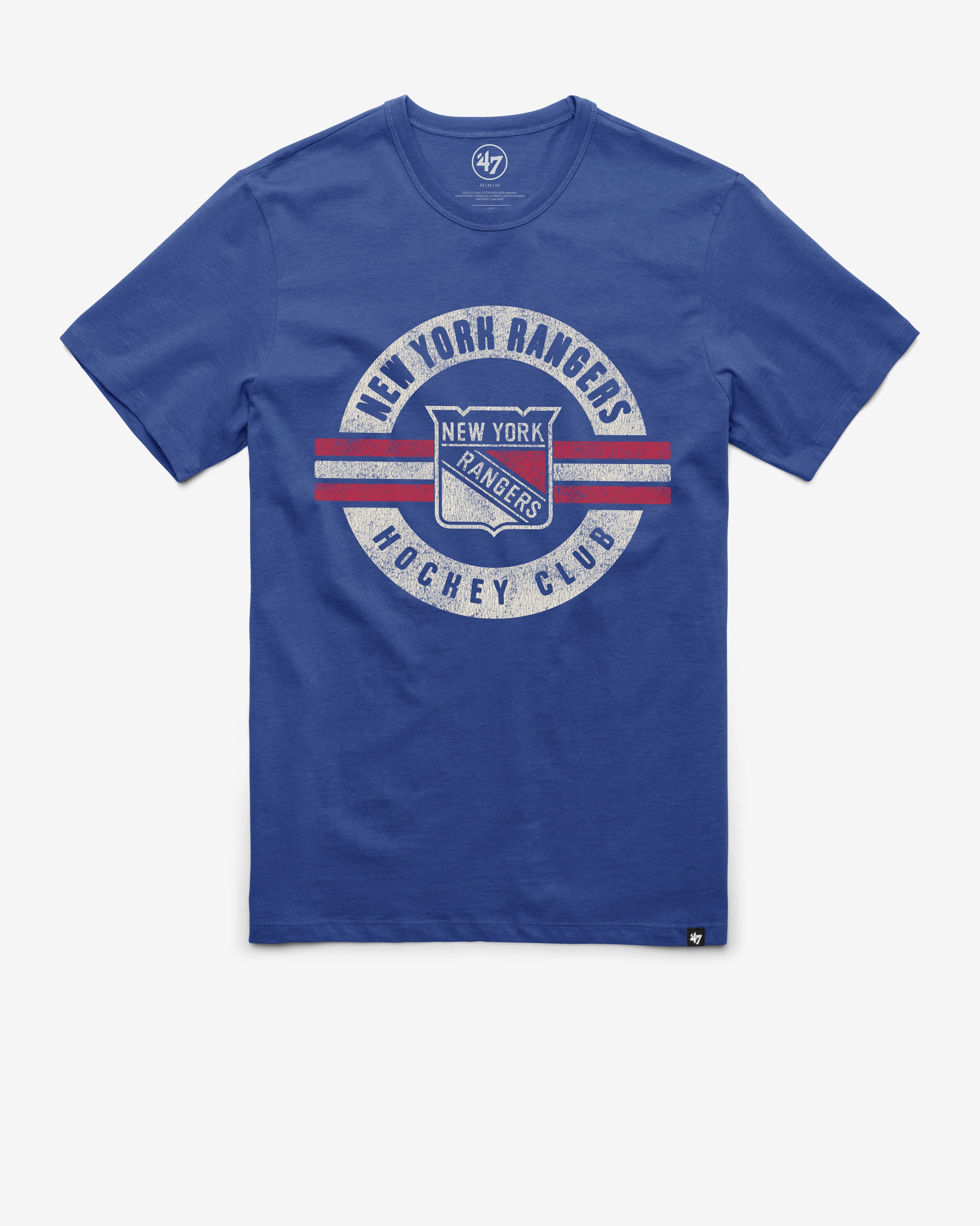 NEW YORK RANGERS SURROUND '47 FRANKLIN TEE JETTY BLUE
