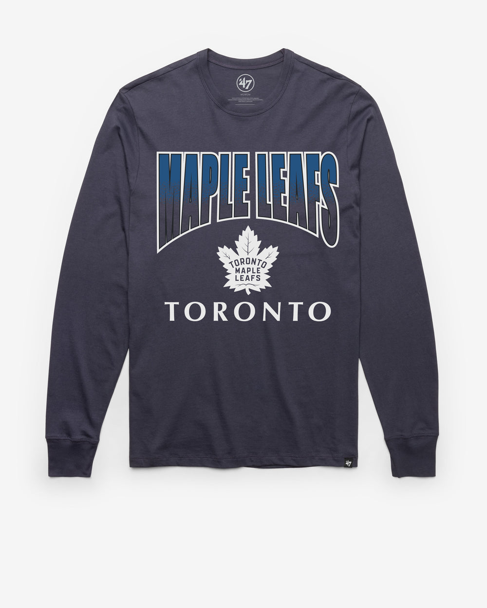 TORONTO MAPLE LEAFS SWEEP DOWN '47 FRANKLIN LONG SLEEVE TEE ATLAS BLUE