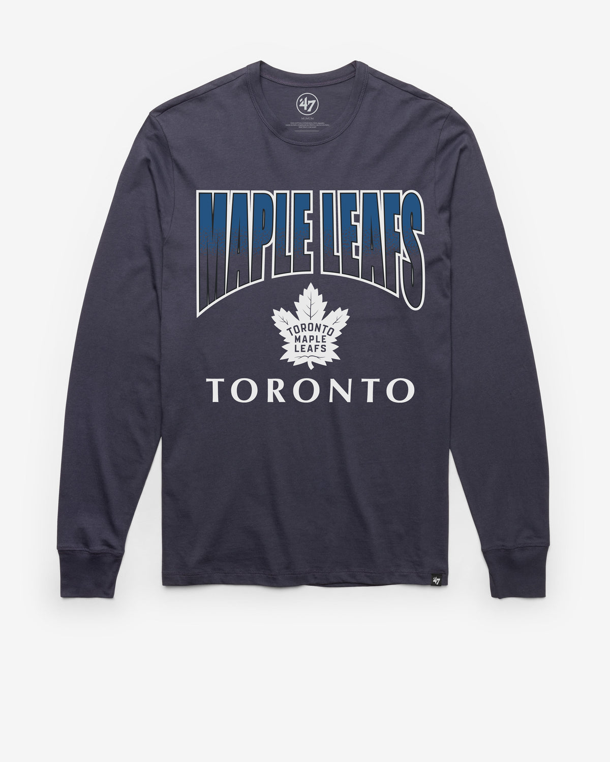 TORONTO MAPLE LEAFS SWEEP DOWN '47 FRANKLIN LONG SLEEVE TEE ATLAS BLUE