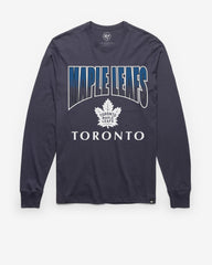 TORONTO MAPLE LEAFS SWEEP DOWN '47 FRANKLIN LONG SLEEVE TEE ATLAS BLUE