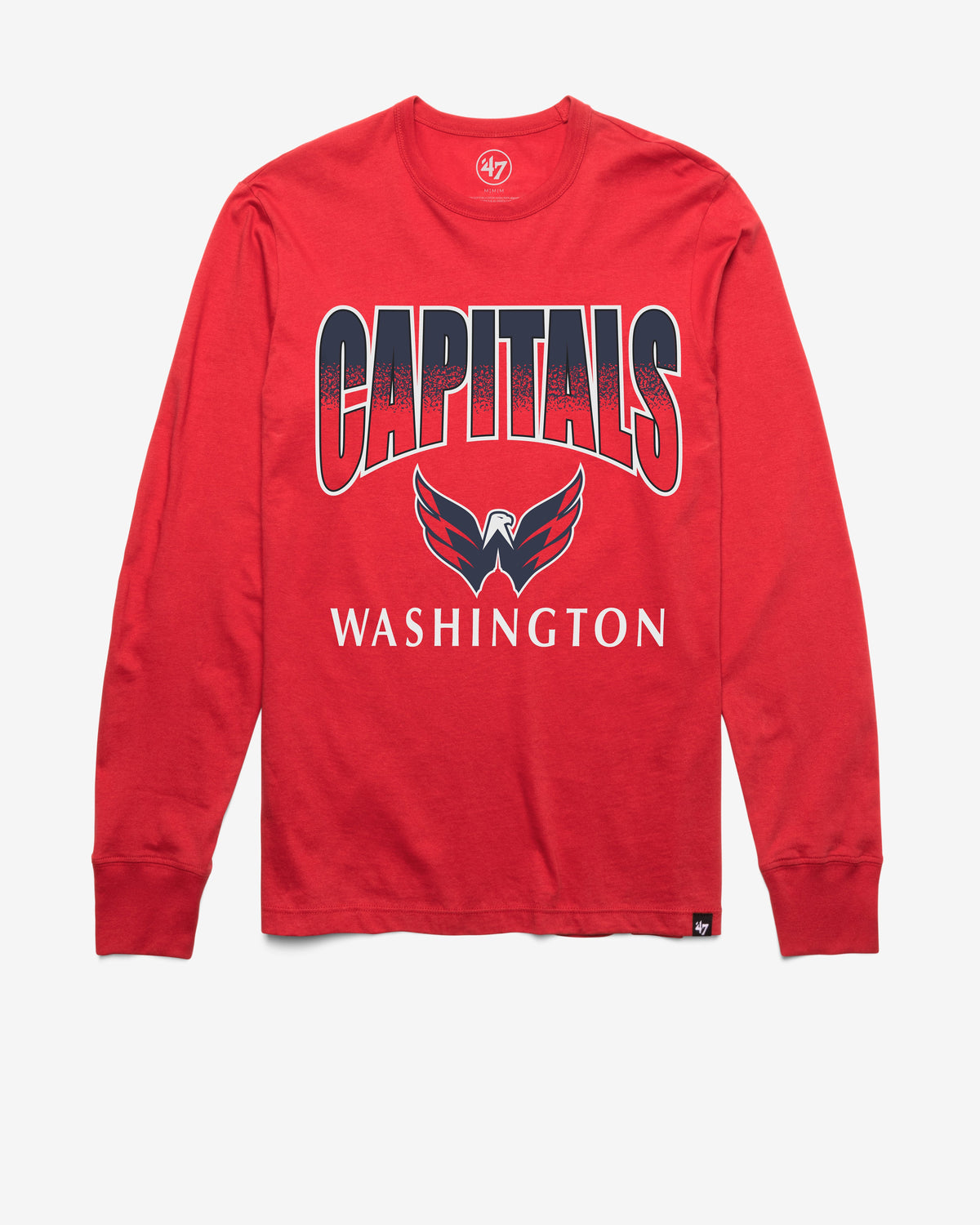 WASHINGTON CAPITALS SWEEP DOWN '47 FRANKLIN LONG SLEEVE RACER RED