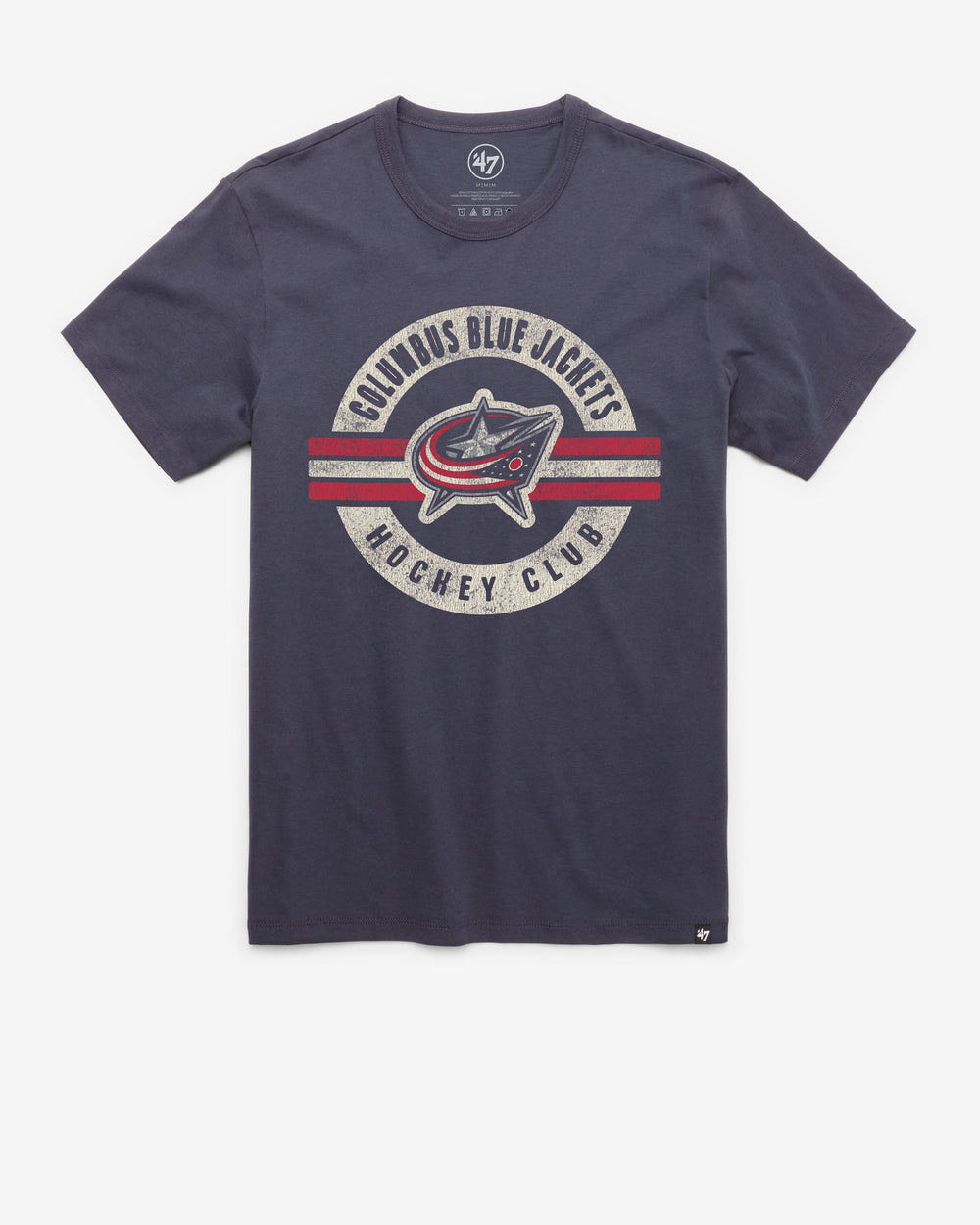 COLUMBUS BLUE JACKETS SURROUND '47 FRANKLIN TEE ATLAS BLUE