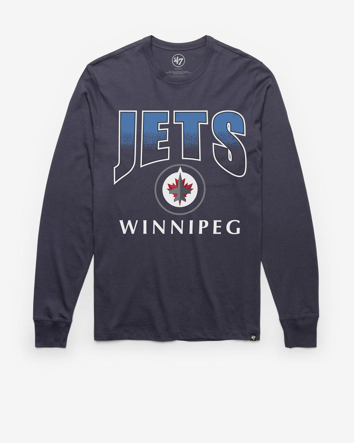 WINNIPEG JETS SWEEP DOWN '47 FRANKLIN LONG SLEEVE ATLAS BLUE