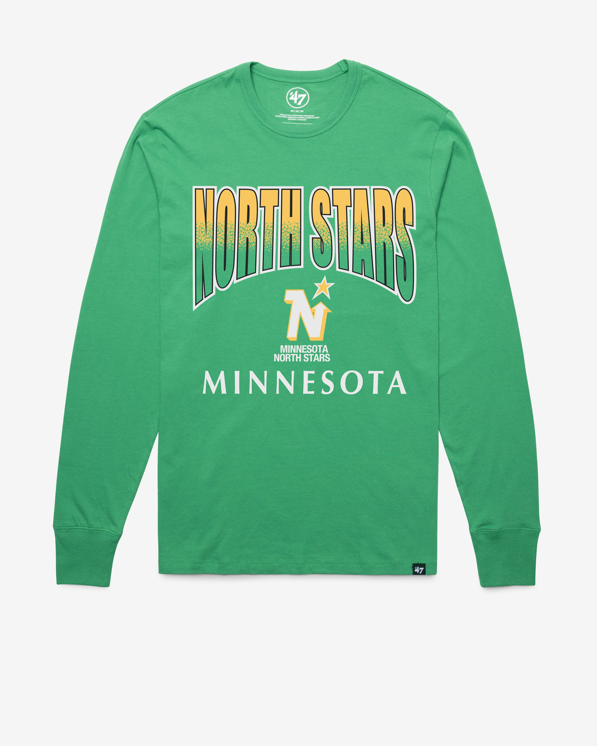 MINNESOTA/DALLAS STARS VINTAGE SWEEP DOWN '47 FRANKLIN TEE ORCHARD GREEN