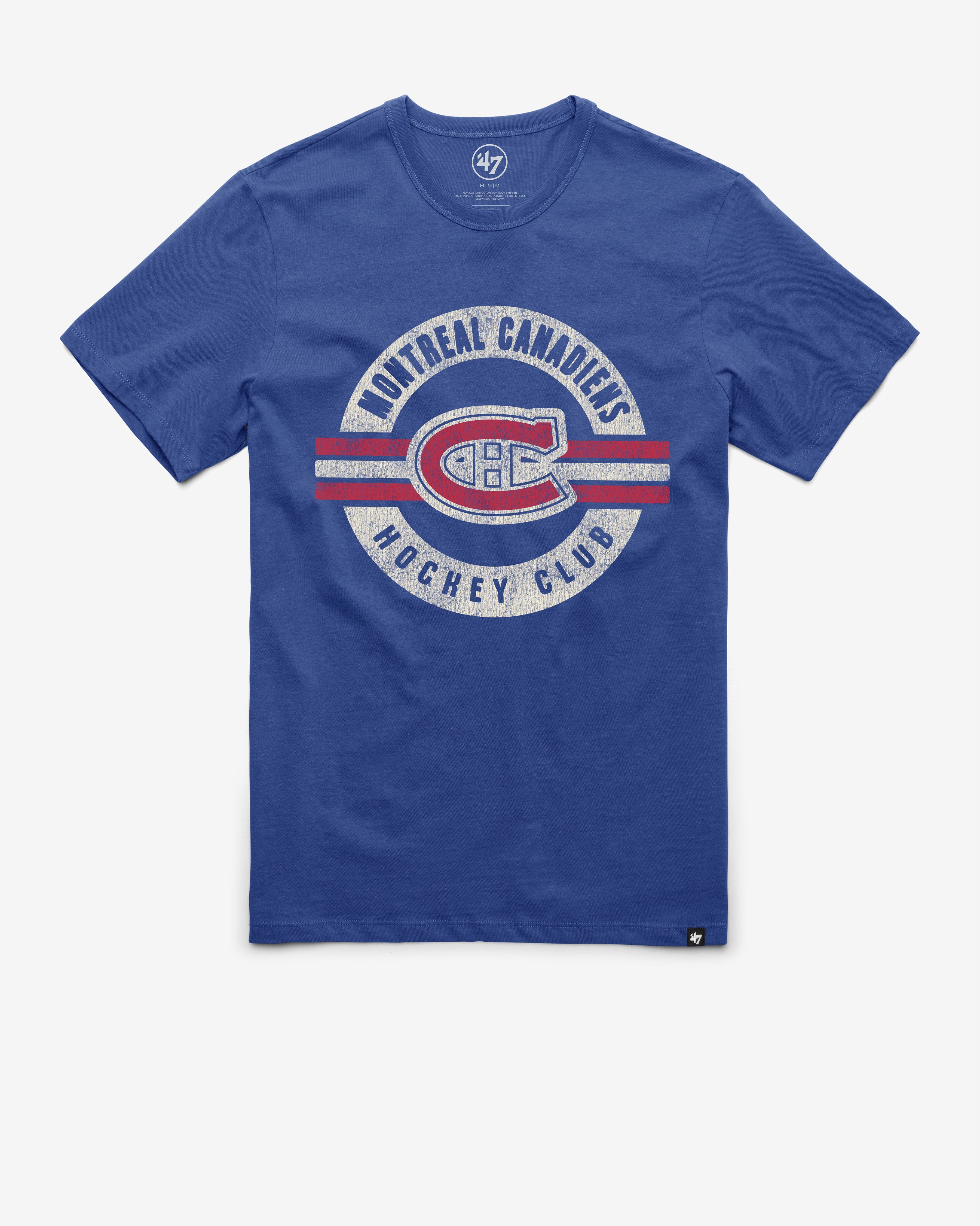 MONTREAL CANADIENS VINTAGE SURROUND '47 FRANKLIN TEE JETTY BLUE