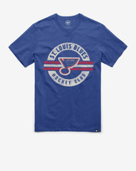 ST LOUIS BLUES VINTAGE SURROUND '47 FRANKLIN TEE JETTY BLUE